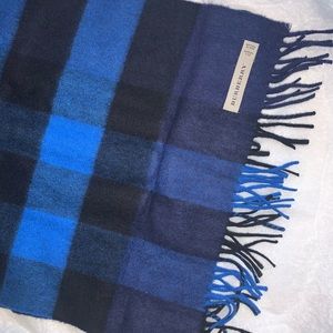 NWT Burberry ‘Half Mega Check’ Cashmere Scarf